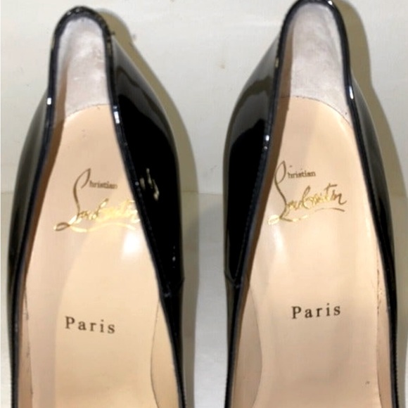 Christian Louboutin So Kate Black Patent Leather
Pump Shoe 120mm - Picture 9 of 14